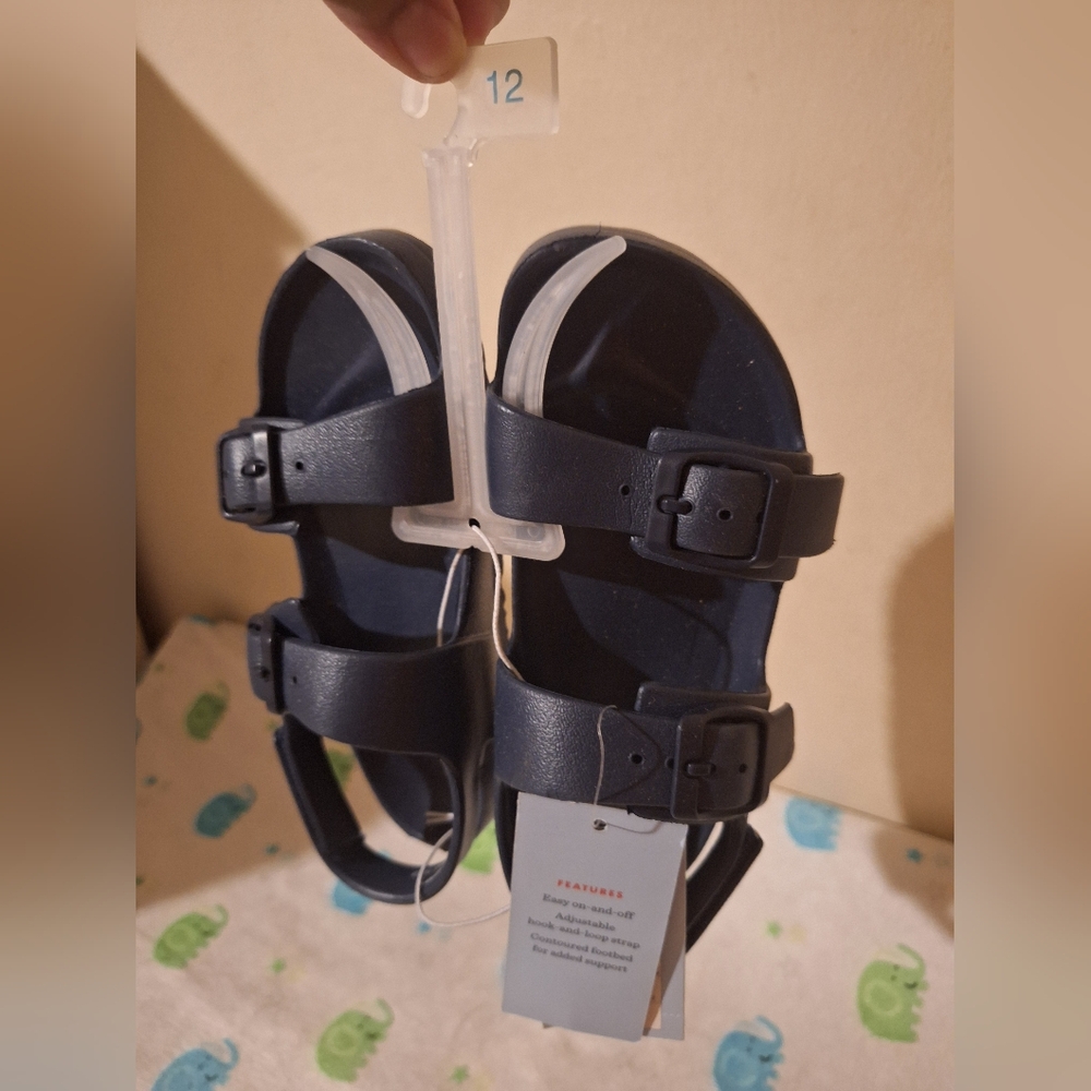 Navy Sandals size 12 toddler